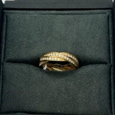 David Yurman 18K Helios Diamond Band 6mm- size 10