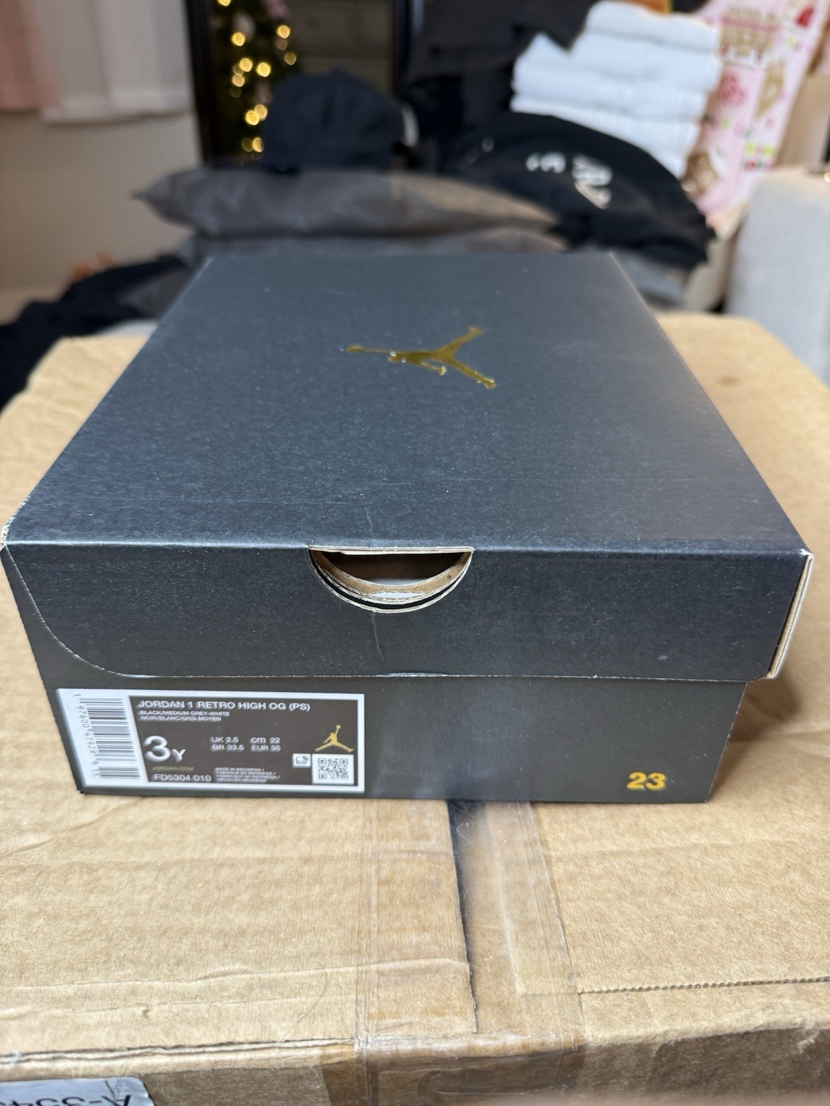 Size 3Y Nike Air Jordan 1 Retro High OG Satin Shadow GS FD5304 010 Brand New