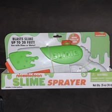 Nickelodeon Slime Sprayer Toy Blasts Slime or Water with 5 Slime Packets