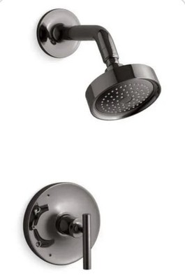 Kohler Purist T14421-4-BGP Rite-Temp Shower Trim Vibrant Brushed Graphite