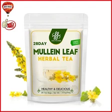100% Natural Mullein Leaf Herbal Tea For Lung Cleansing Relief Cough Metabolism