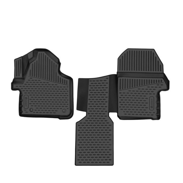 Gummi-FußMatten VW Crafter 2006-2017 (Vorne) Novline Passgenau Auto Set-image