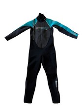 O Neill Surfing Beach Wetsuit For Diving Black Youth Size 8 Good Condition