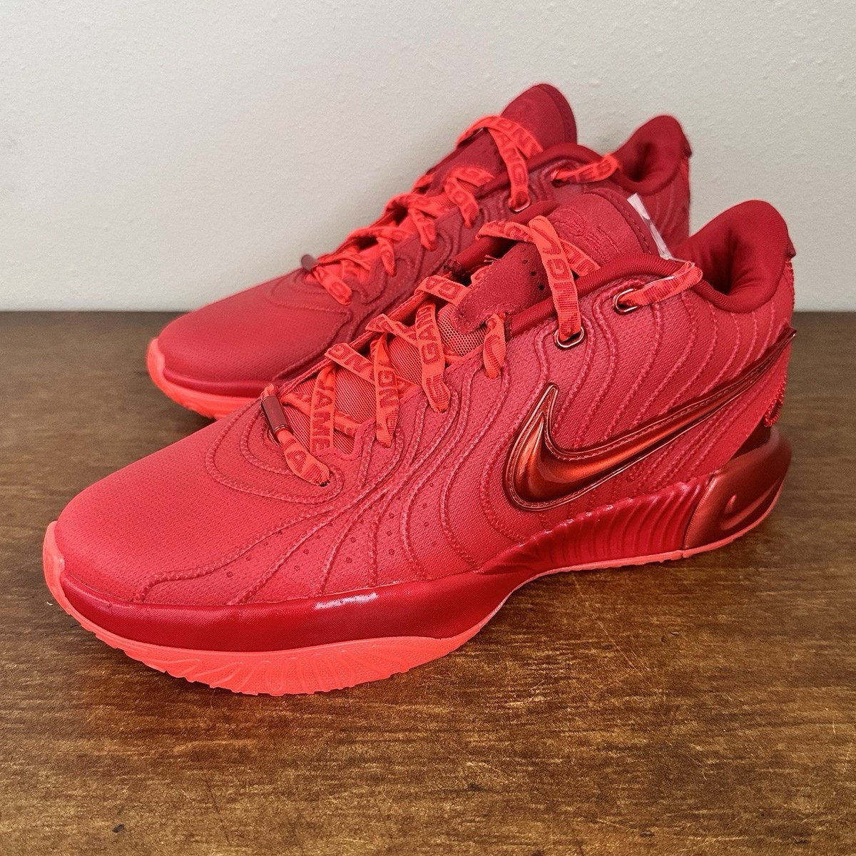 NIKE LEBRON XXI 21 MEN'S BASKETBALL SHOES Crimson/Gym Red HF5951-600 sz