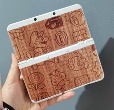 Rare Nintendo New 3DS console parts Kisekae Cover Plates Mario Monogram shell