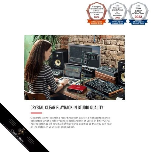 Focusrite Scarlett 8i6 3rd Gen Audio InterfaceJapan Brand New - Image 4 of 4