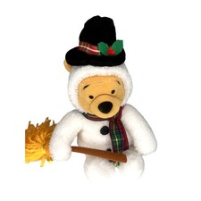 NWOT Vintage The Disney Store Christmas Holiday SNOWMAN POOH