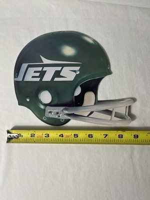 Vtg New York Jets Cardboard Helmet Display 70S Dead Stock