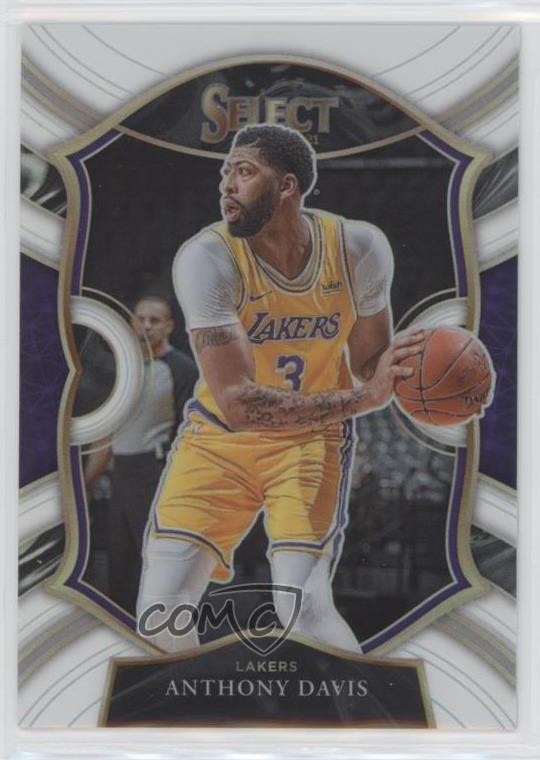 2020-21 Panini Select Concourse White Prizm /149 Anthony Davis #45 pe8