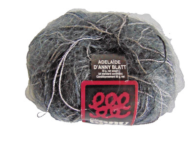 Vintage Fils D'Anny Blatt Adelaide Dark Gray Yarn Mohair Blend