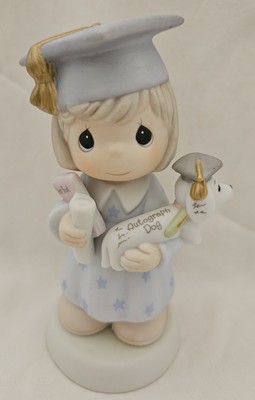 Vintage Precious Moments Porcelain Figurine ''You Are All Star Graduate'' Retired 