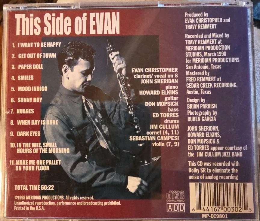 This Side Of Evan Эван Кристофер (CD) - Изображение 2 из 2