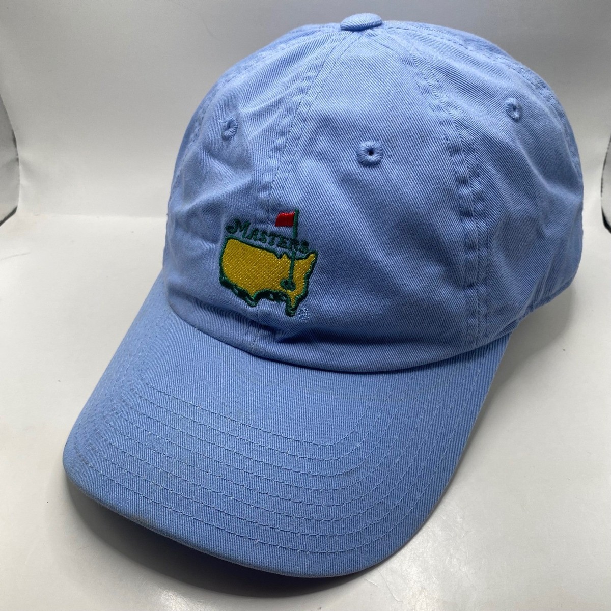 MASTERS Tournament Golf Hat Cap Mens OSFM Light Blue Cotton  display picture 2