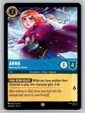 Disney Lorcana Anna Braving the Storm 146/204 Set 9 Frozen Trading Card