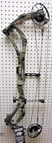 2025 PSE Mach 33 DS, 70#, DL 25.5"-31", RH, EC2 Cam, Carbon Bow-Kuiu Verde Camo