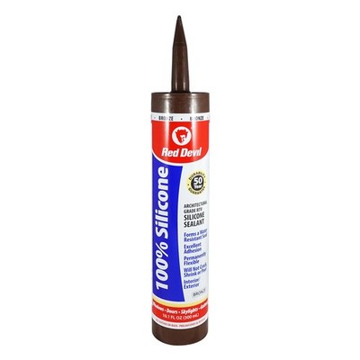 100 Silicone Sealant Weather Resistant Flexible Caulk 9.8 oz Interior Exterio...