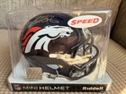 Clinton Portis Denver Broncos Signed Mini Helmet Schwartz Sports Authenticated