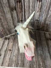 Adult Sized Over the Head Unicorn Latex Mask