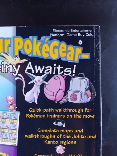 Pokemon Crystal Version, Prima Official Strategy Guide Book 2001 Rare Paperback - Picture 8 of 24