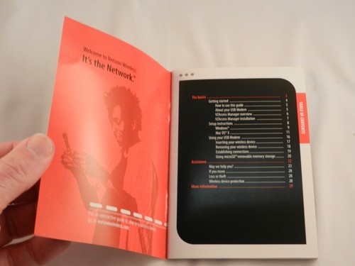 VERIZON USER REFERENCE GUIDE "NEW" VERIZON USB727 - 第 2/3 張圖片