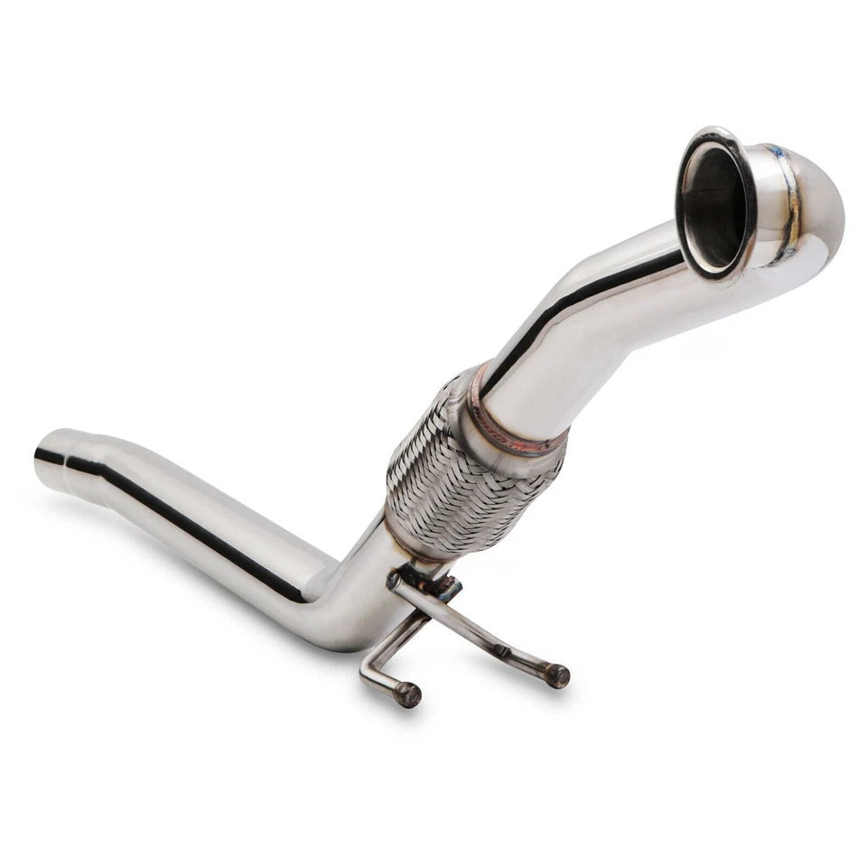 STAINLESS STEEL EXHAUST FRONT BYPASS DOWNPIPE FOR VW GOLF MK5 1.9 2.0 TDI 04-09