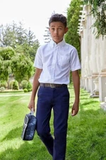 French Toast Boys 2 Pack Straight Fit School Uniform Pants Causal Pants