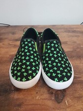 Boys Size 6 Minecraft Slip On Shoes Sneakers NWT