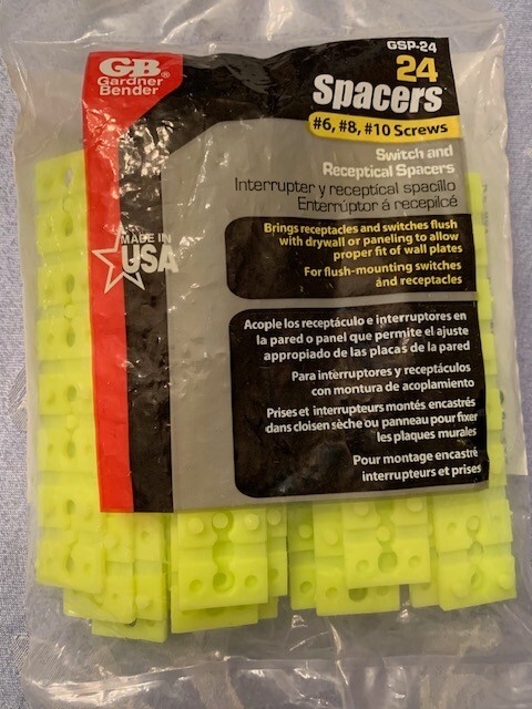 GARNER BENDER ELECTRICAL SPACERS