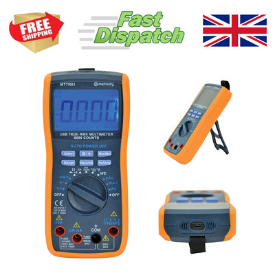 TRUE RMS Digitalmultimeter und Multitester mit USB-Schnittstelle und Software