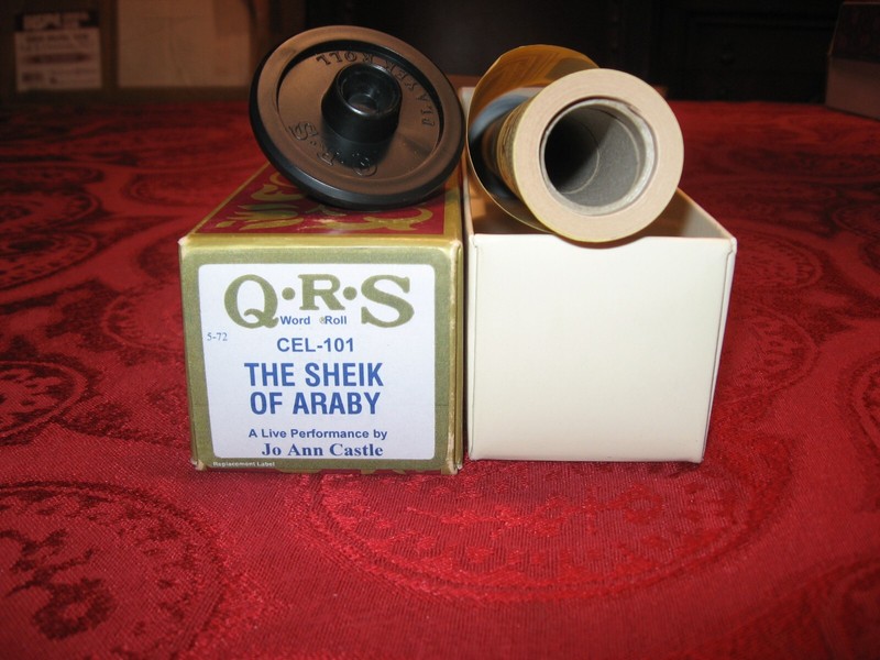 The Sheik Of Araby-QRS Celebrity Series Player Piano Roll #CEL-101: Hear It Play