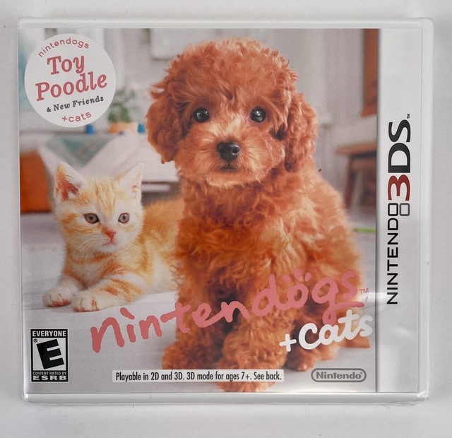 Nintendogs + Cats Toy Poodle & New Friends (Nintendo 3DS, 2011) for
