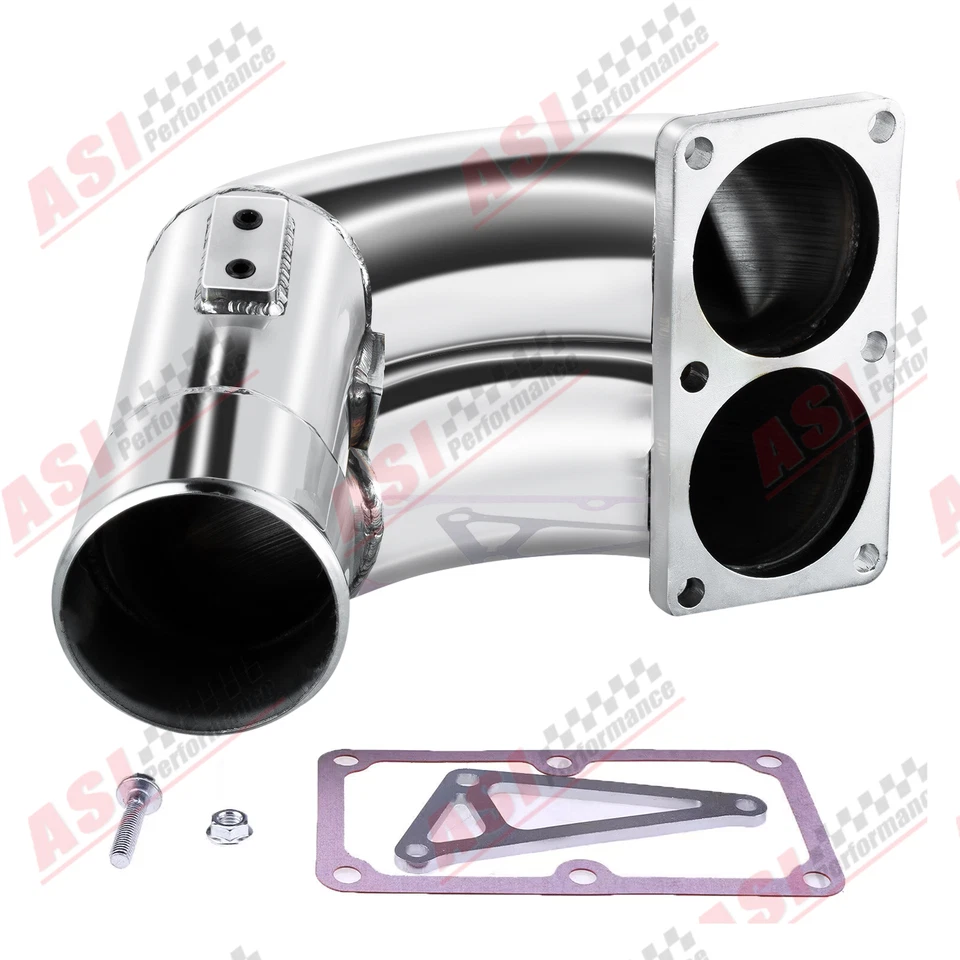 3.5" Raw Intake Elbow For 2007.5-2018,2017 Dodge Ram 2500/3500 6.7 Turbo Diesel Foto 3 de 4