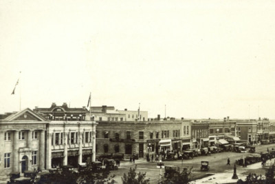 Broadway Yorkton eine Straße in Yorkton Saskatchewan historisches 4x6 Foto