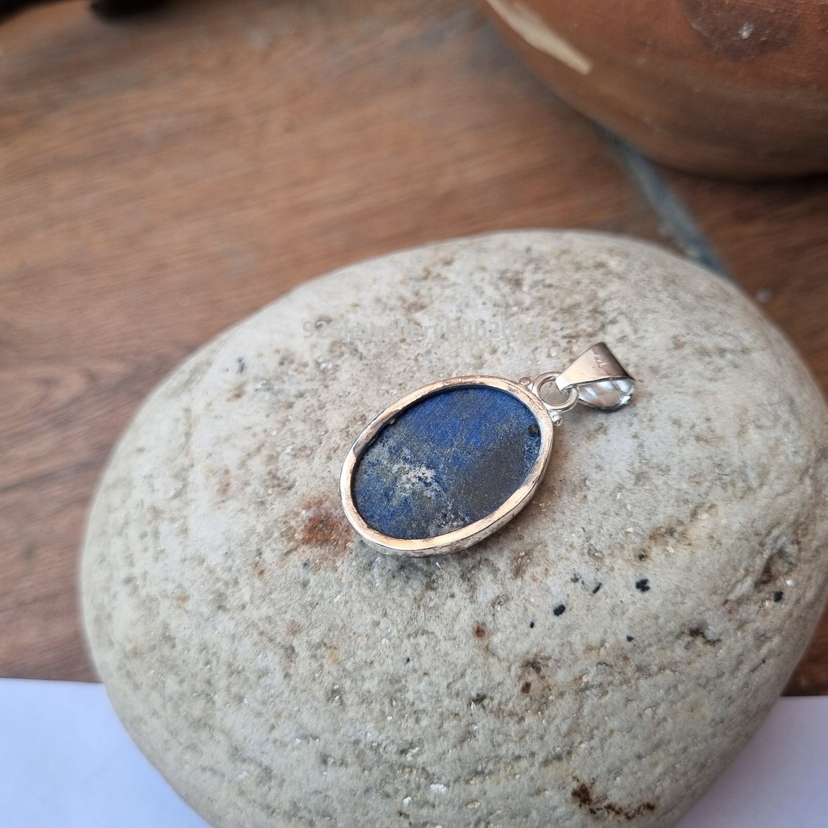 Beauteous Lapis Lazuli Gemstone 925 Sterling Silver Handmade Gift