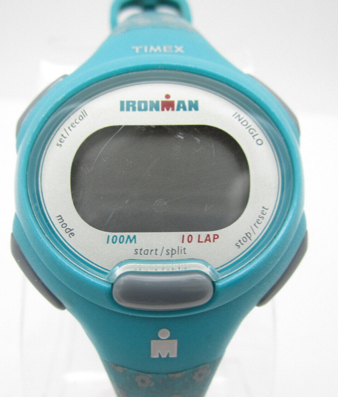 Women Timex Ironman Quartz 100m WR 10 Lap Digital Watch (H392) "Untested"