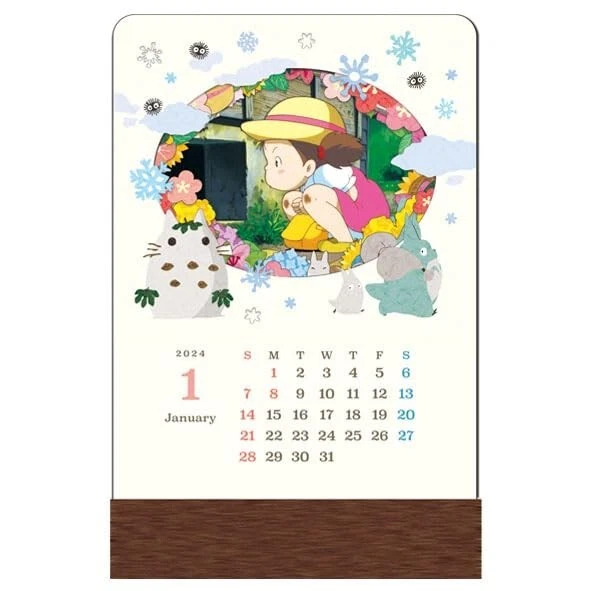 pre order Studio Ghibli work My Neighbor Totoro 2024kasanaru calendar  CL-083 | eBay