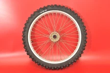 1995 95 Kawasaki KX125 KX 125 Front Wheel Tire Rim Hub Assembly 41090-1100