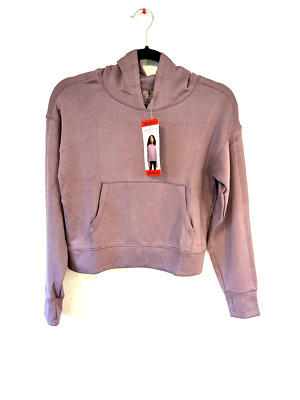 Girls Swetshirts with hoodie color Purple Ash Mediun size