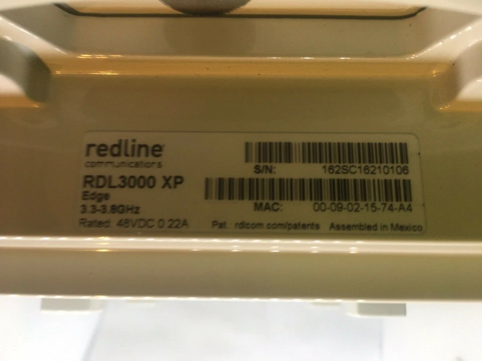 Redline Communications RDL3000 XP Edge 3.3-3.8 GHz 3K-SU-RF3338-01 - Image 3 of 4