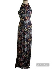 Reformation Multicolor Halter Neck Printed Maxi, Sz 6, EUC