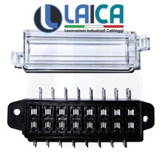 PORTAFUSIBILI 8 FUSE BOX SCATOLA PORTA FUSIBILE AUTO MOTO CAMPER NAUTICA 1 KIT