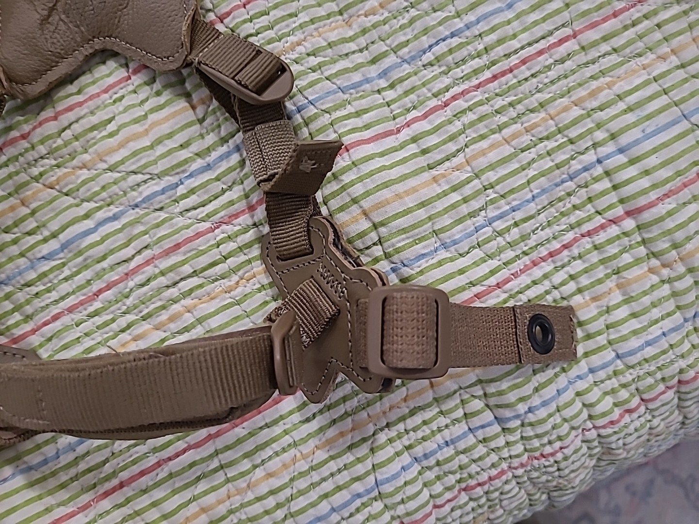 USMC Coyote Helmet 4-Point Retention Chin Strap XSmall-Small