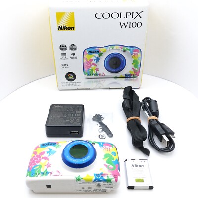 Nikon COOLPIX W100 Marine 13.2MP Waterproof Shockproof Digital