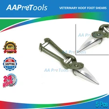 AA Pro: 5 Pcs Veterinary HOOF Foot ROT Shears Sheep / GOAT, HEAVY Duty Model NEW