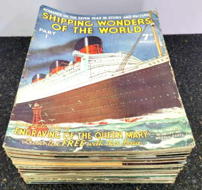 55 x Versand Weltwunder Zeitschrift FULL SET 30er Jahre Mehrheit sehr guter Zustand