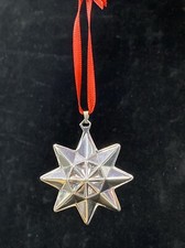 Vintage 1981 Reed  Barton Sterling Silverplate Christmas Star Ornament JB8
