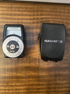 Hanimex PR 125 Light Meter W/case 