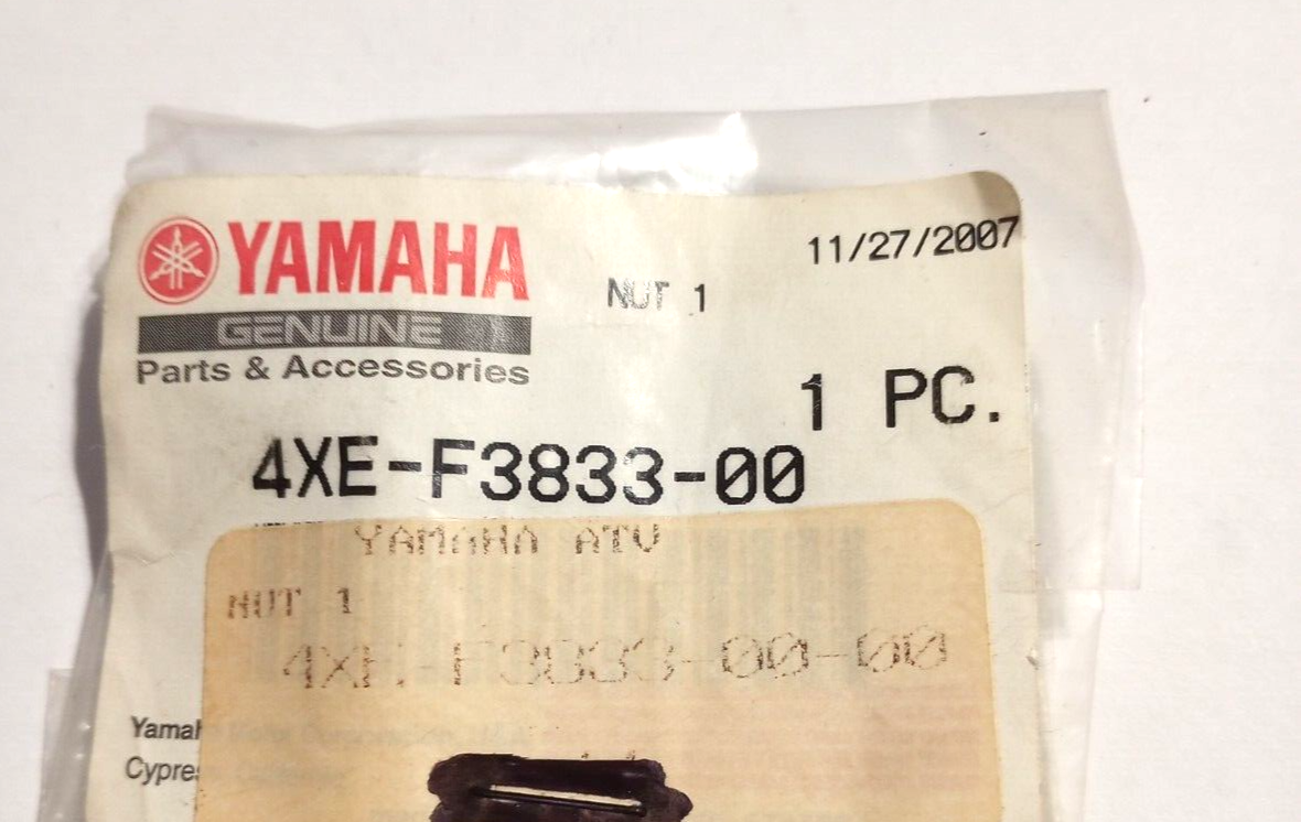 【Ricco】 Yamaha Grizzly 350,400,450, Wolverine 450 Nut NOS 4XE-F3833-00 (L