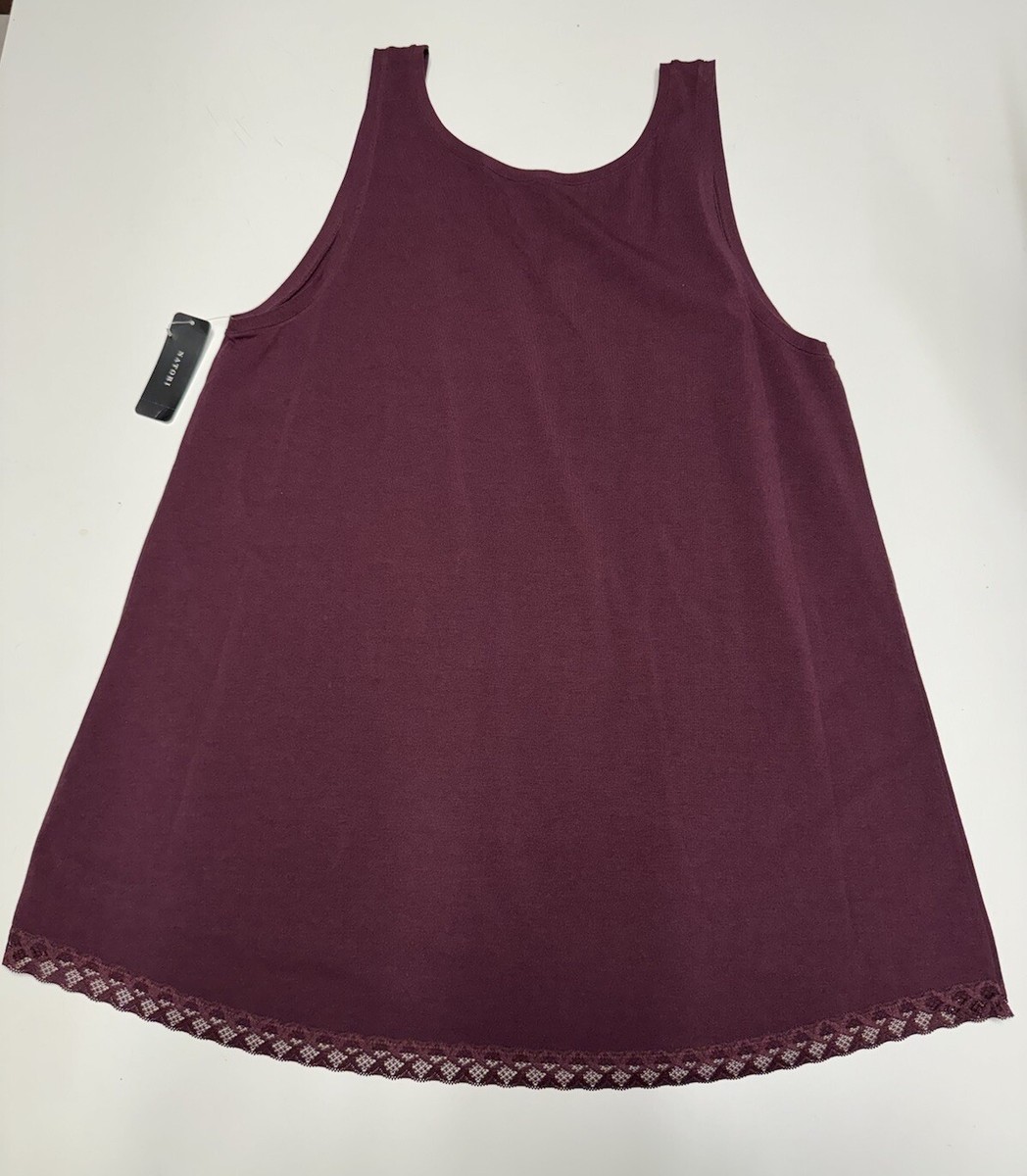 Natori Women's Burgundy Tank Top Style: 788058 Size XL NWT $62 | eBay