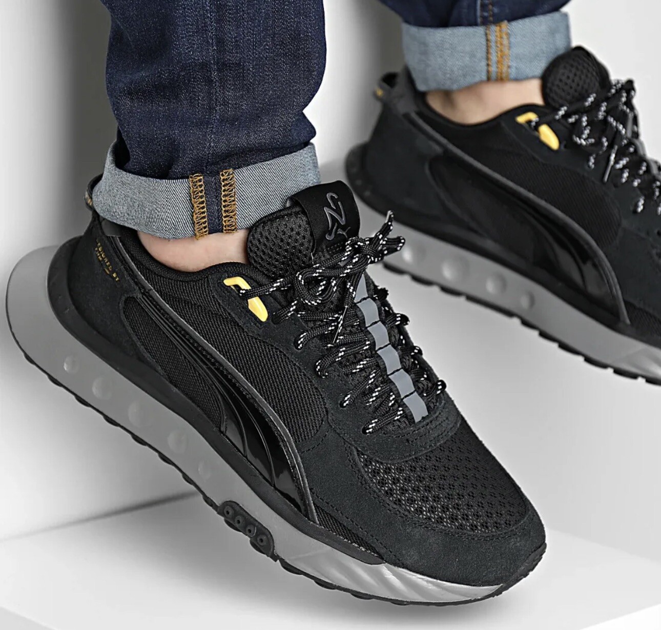 puma wild rider neymar jr black castlerock